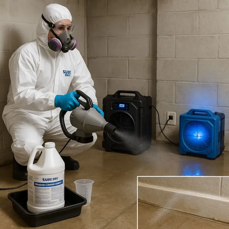 Sanitization and Odor Removal process in Netcong, NJ